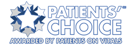 Patient’s Choice logo – Award emblem highlighting Alpine Surgical’s positive patient ratings